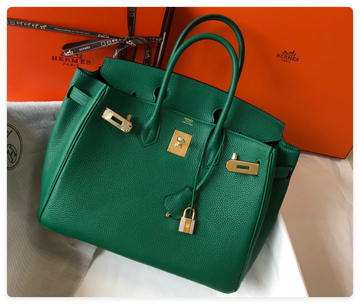 H**me5 BIRKIN Gold 25 30 35