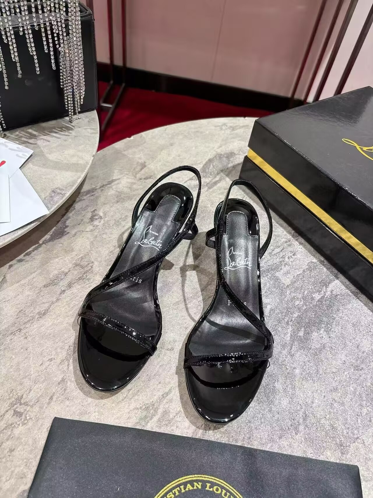 UA Chr1st1an Louboutin Rosalie Sandals