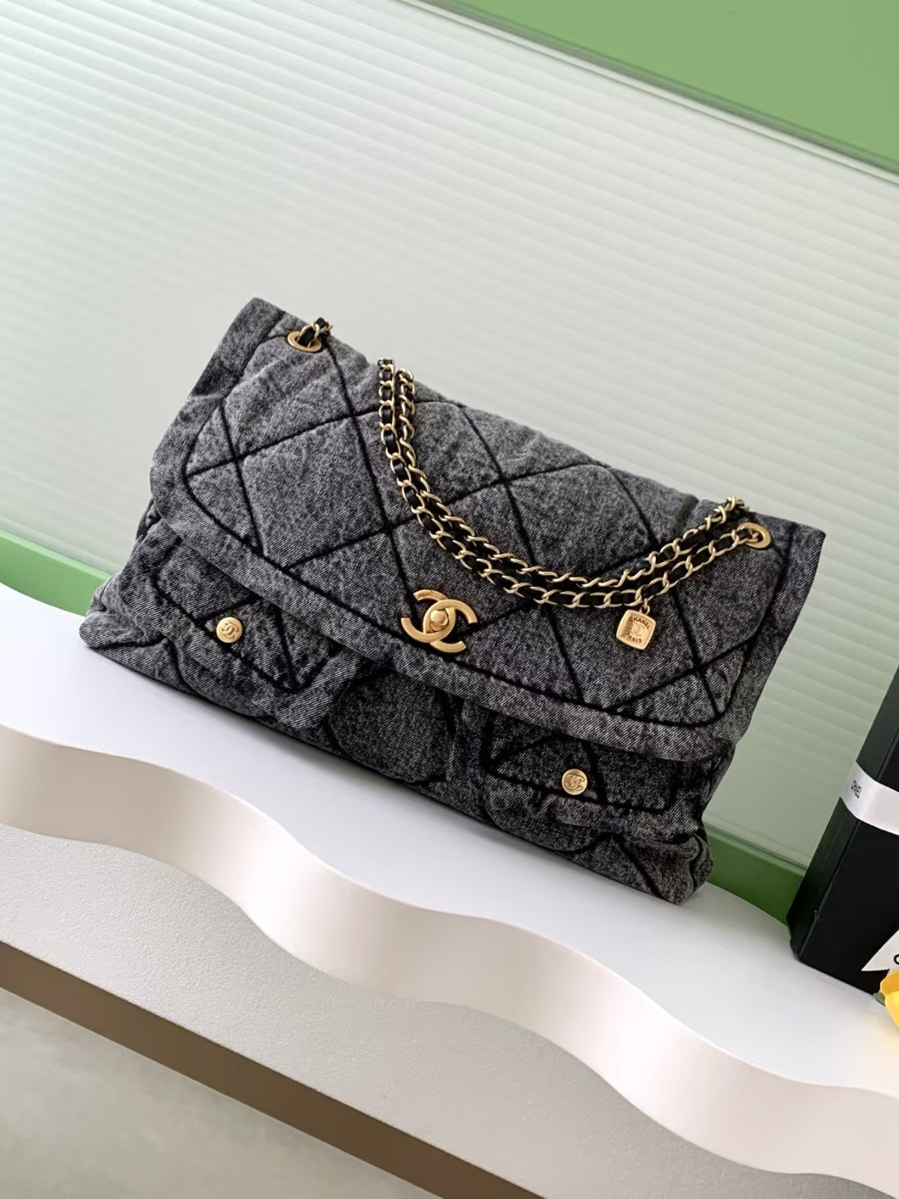 Ch**el Maxi Flap Bag 27x45x10cm