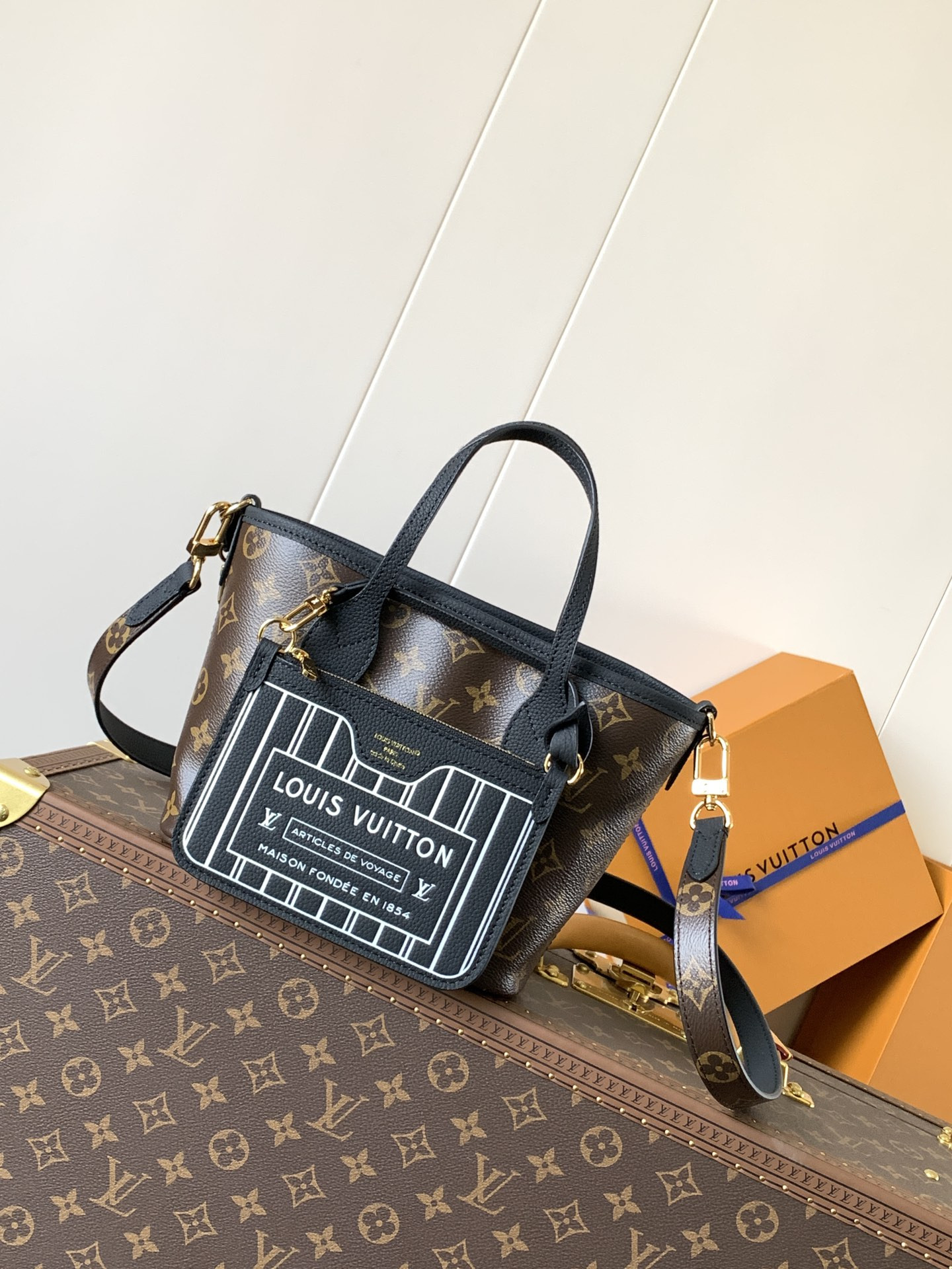 LV Neverfull Bandoulière Inside Out BB M12099 24x14x9cm