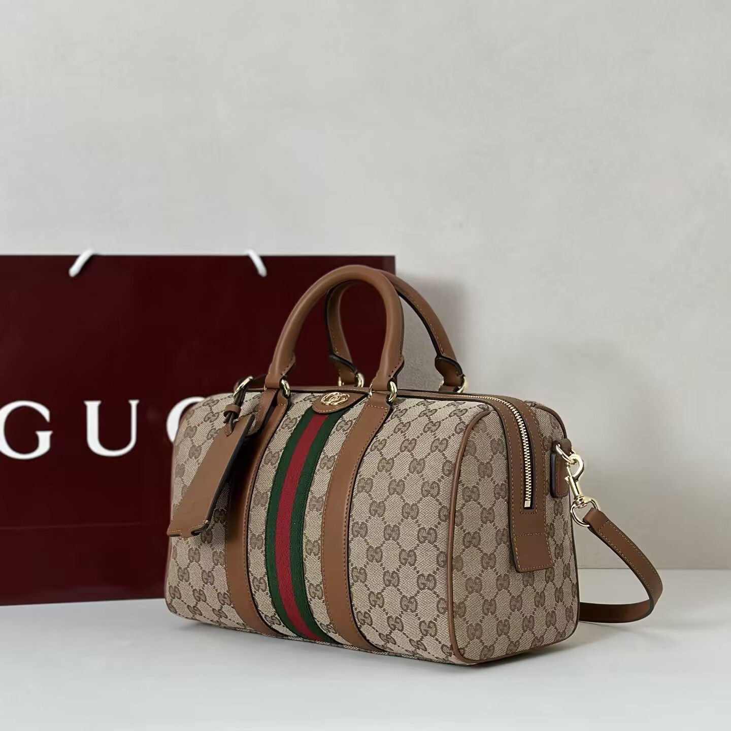Gvc*1 Ophidia Medium Boston Bag 30x16x20cm
