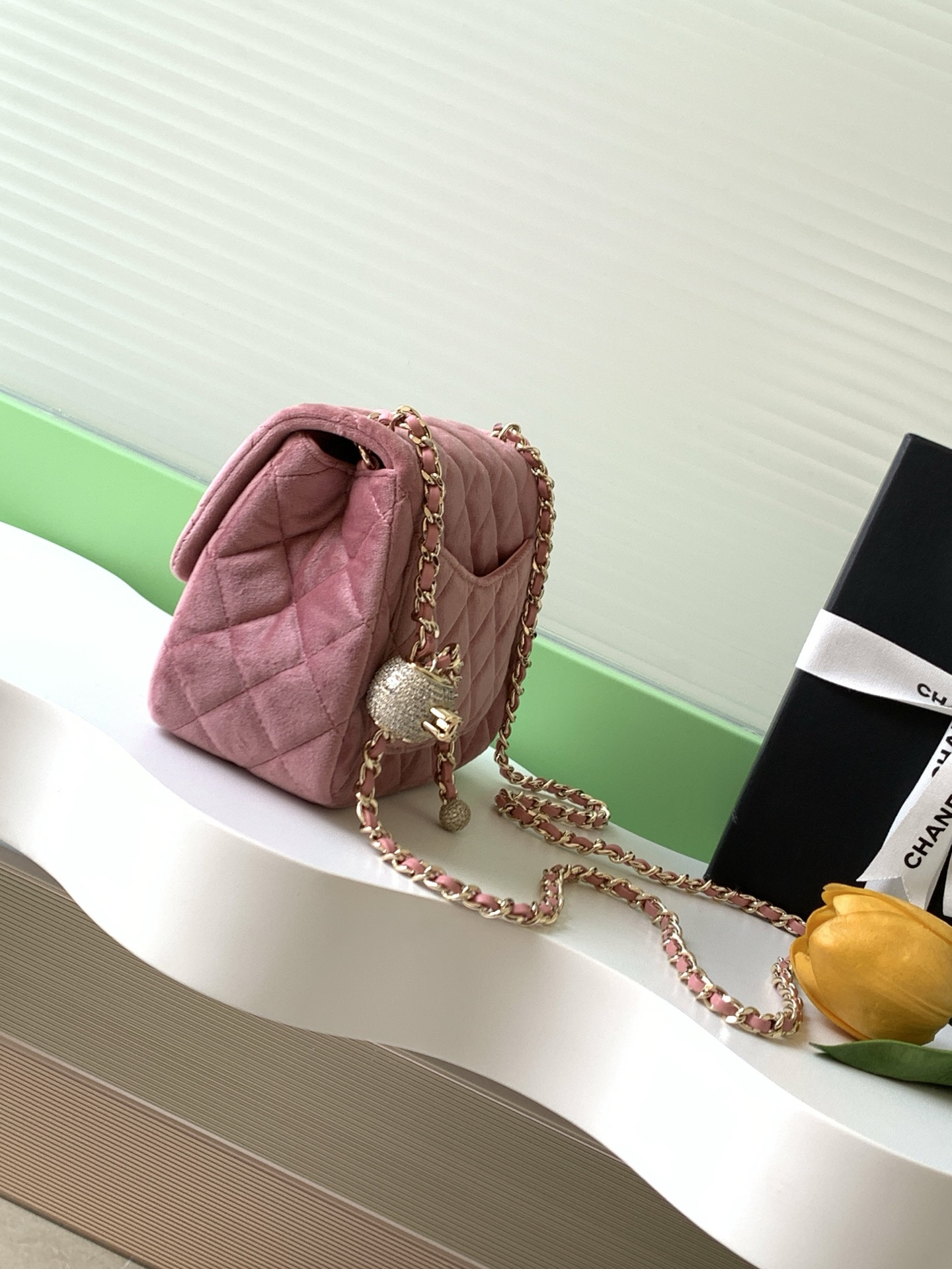 Ch**el MINI FLAP BAG 13x18x7cm