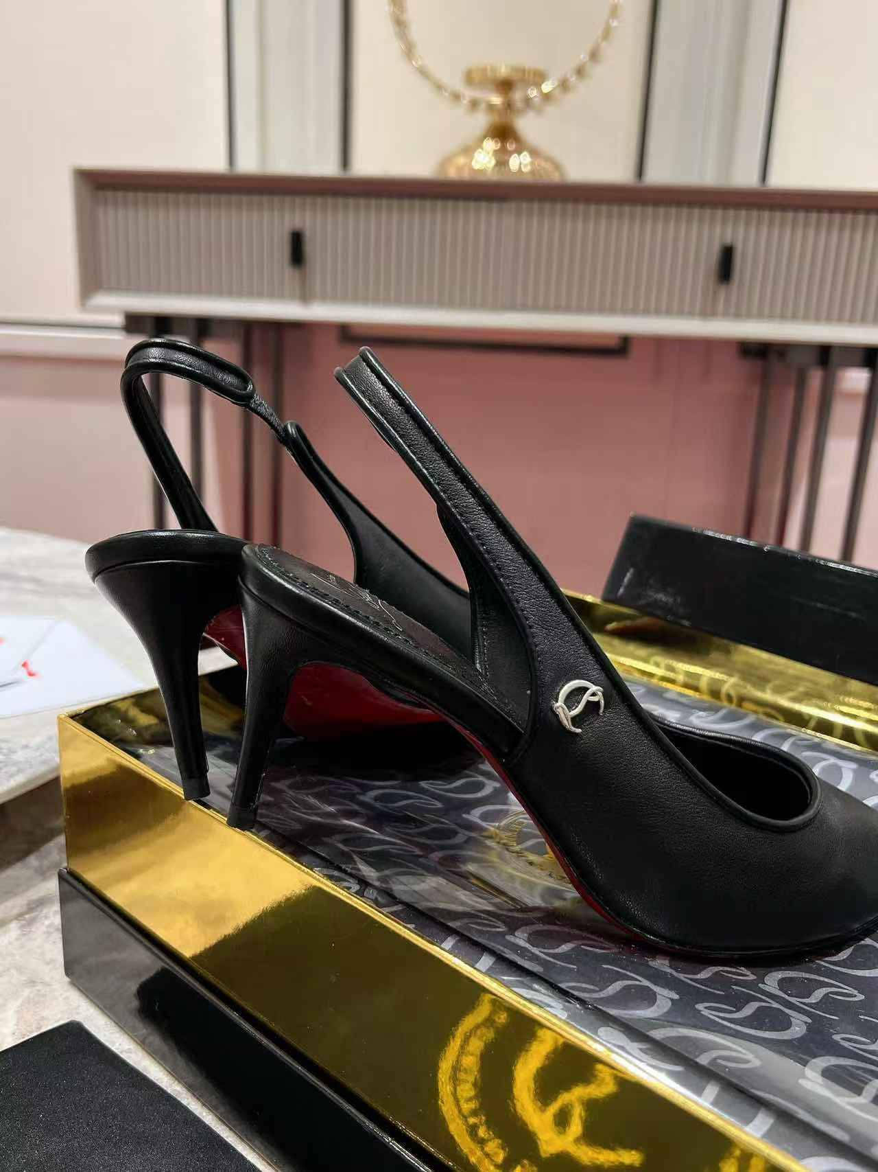 UA Chr1st1an Louboutin Sporty Kate Sling 65mm