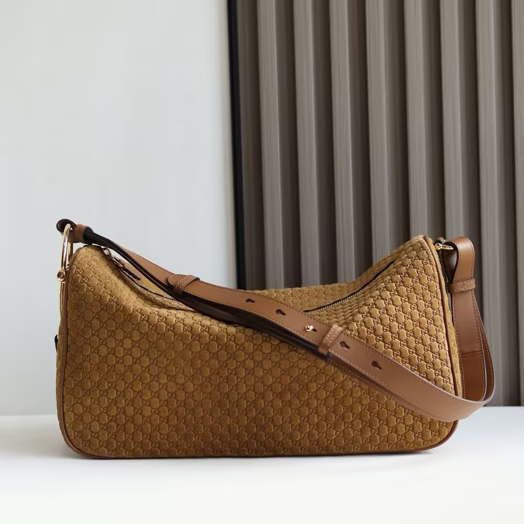 Gvc*1 Half Horsebit Large Shoulder Bag Without Box 38x20x15cm
