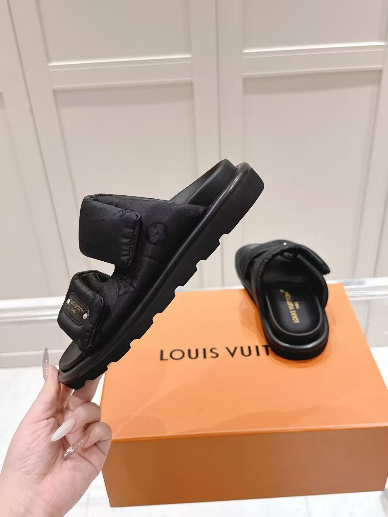 UA LV Pool Pillow Mules