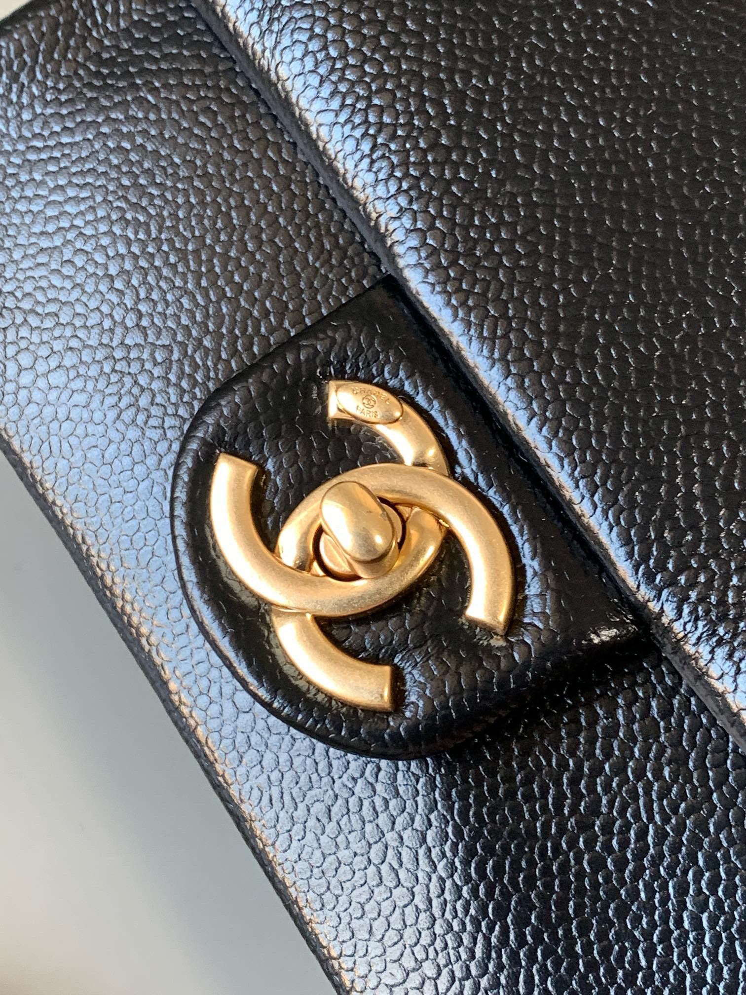 Ch**el MINI FLAP BAG 13 × 17.5 × 6 cm