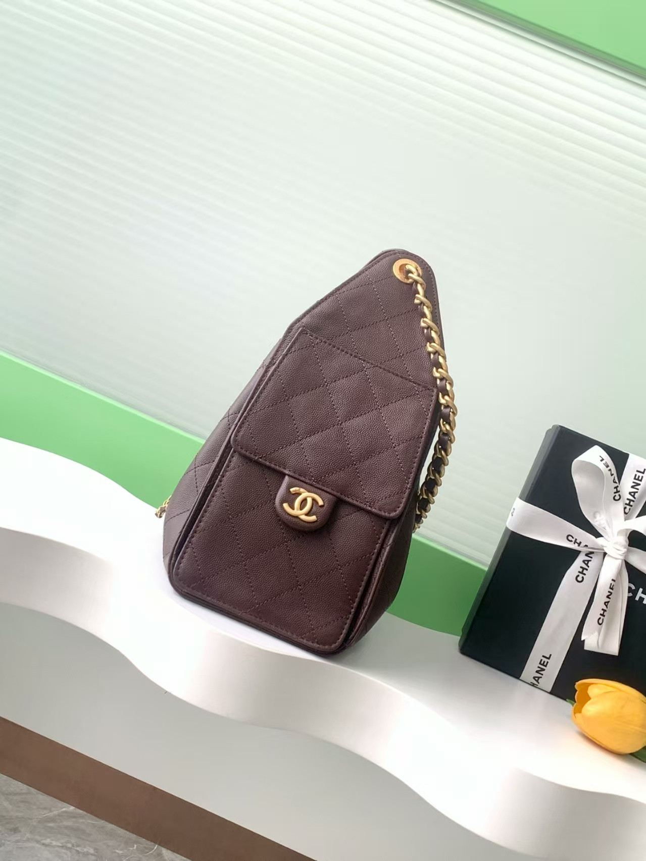 Ch**el 25C Bucket Bag 26x30x14cm