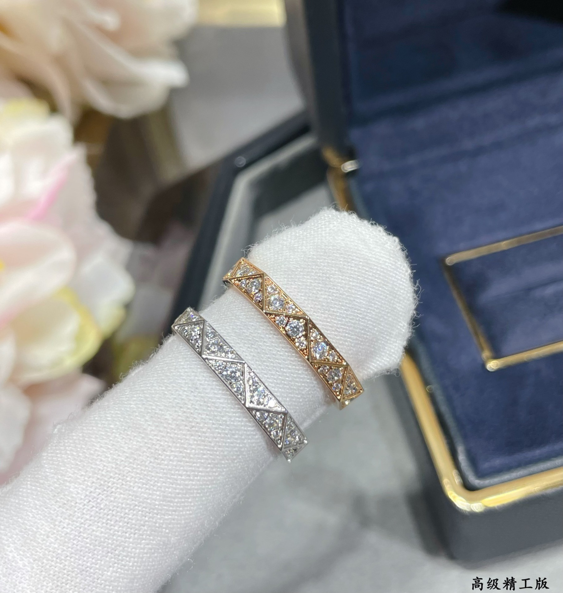 Graff D1am0nd-encrusted Rhombus Ring