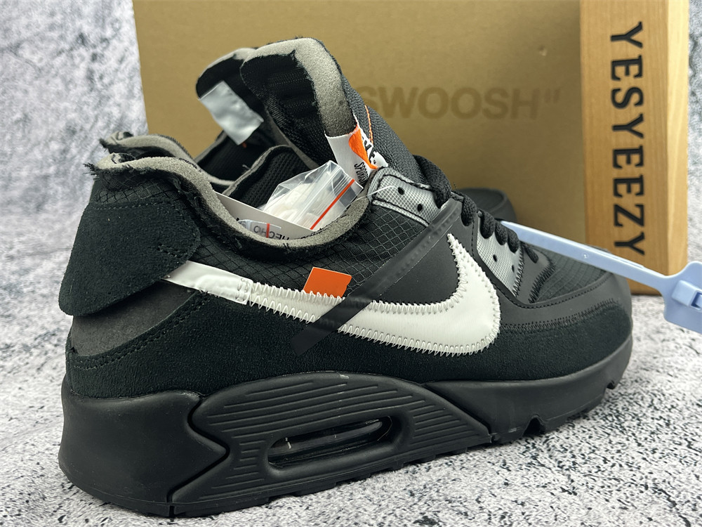 UA THE 10 OFF WHITE NIKE AIR MAX 90 BLACK