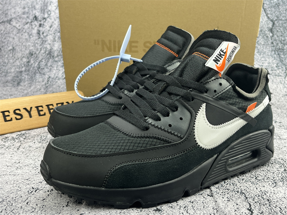 UA THE 10 OFF WHITE NIKE AIR MAX 90 BLACK