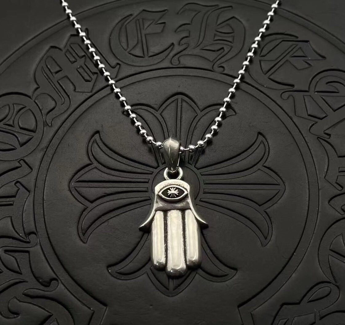 Ch*0me He**ts Moon Goddess Hand Necklace