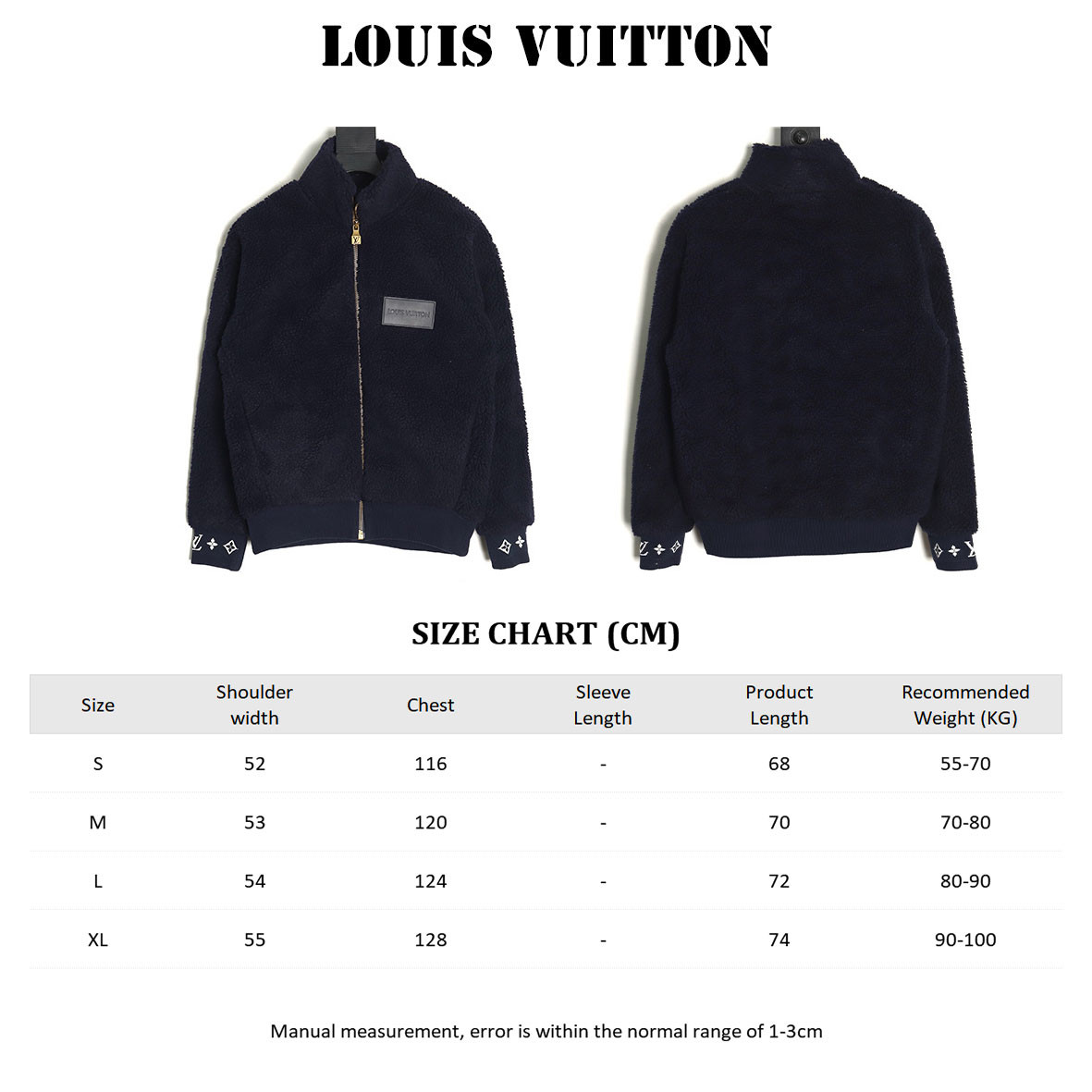 L0vis Vvtt0n LV 24Fw Jacket Navy blue