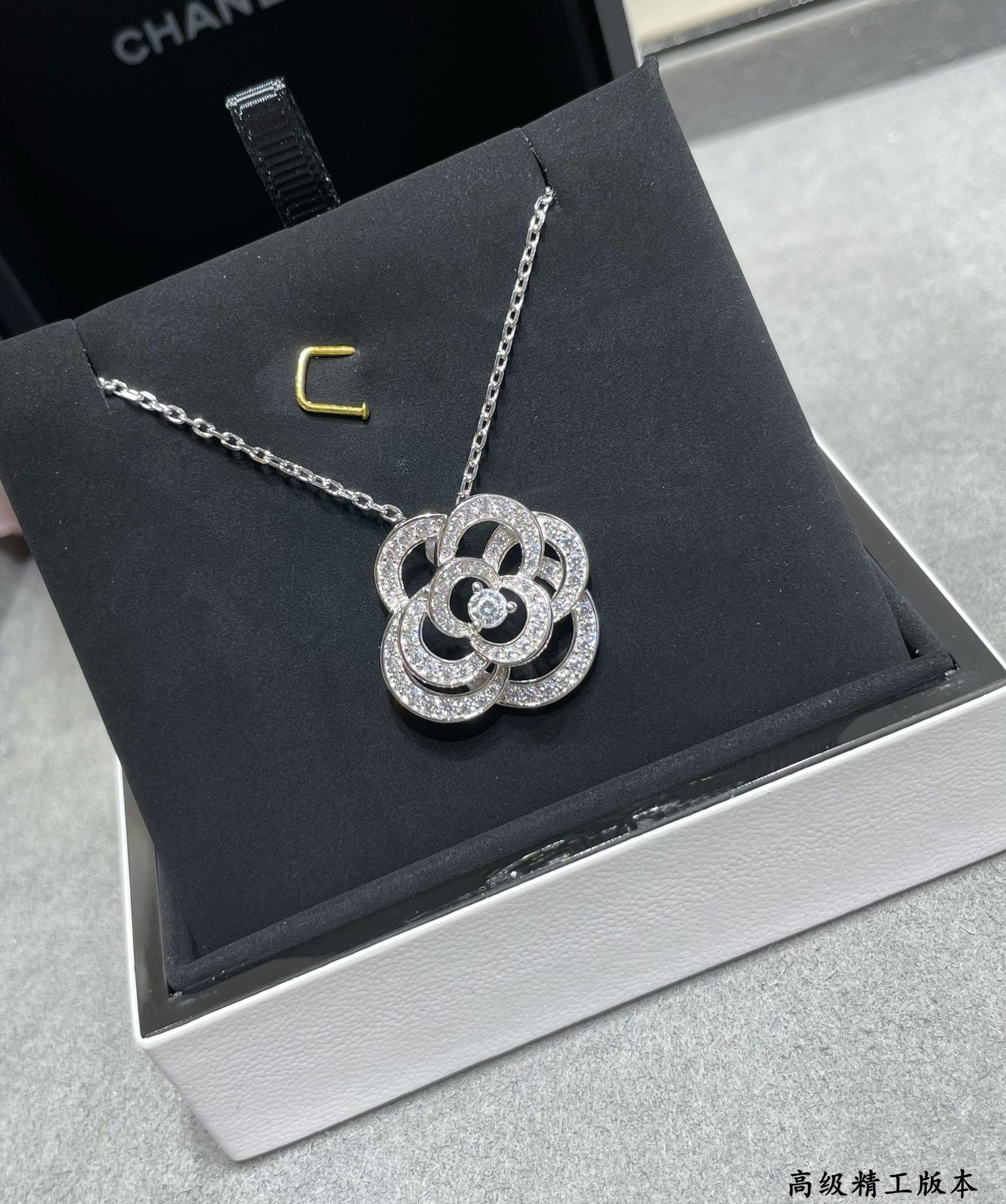 Ch**el Camellia Necklace