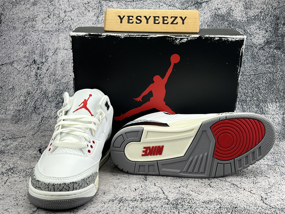 UA AIR JORDAN 3 RETRO "WHITE CEMENT REIMAGINED"