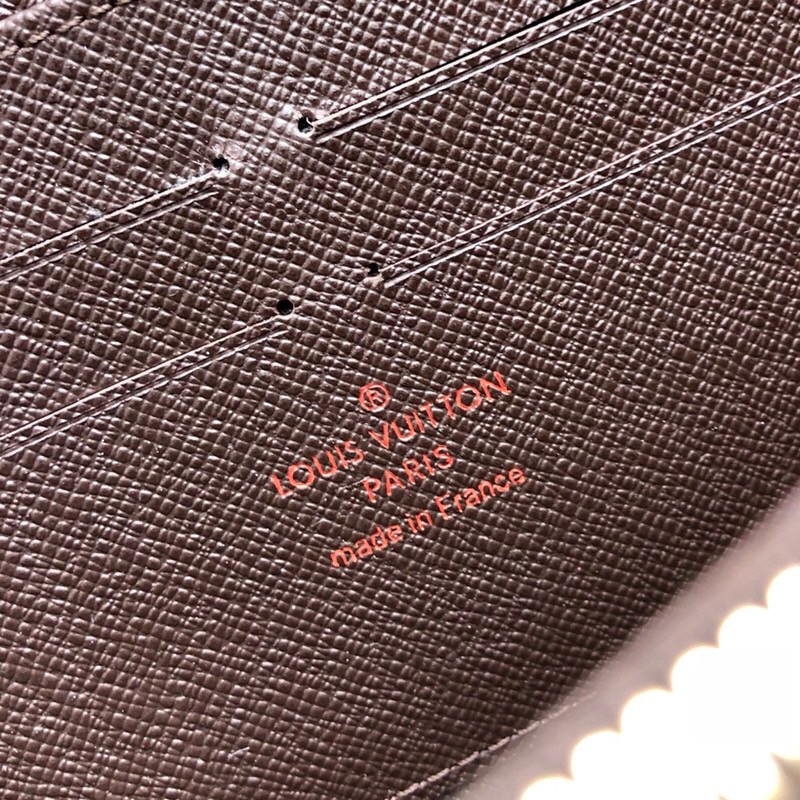 LV ZIPPY WALLET Damier Ebene N41661