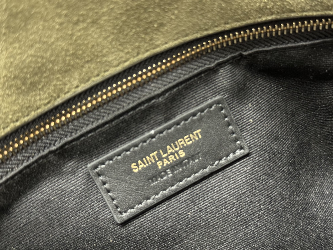 Y51 PUFFER SMALL IN SHINY VELVET PALE OLIVE