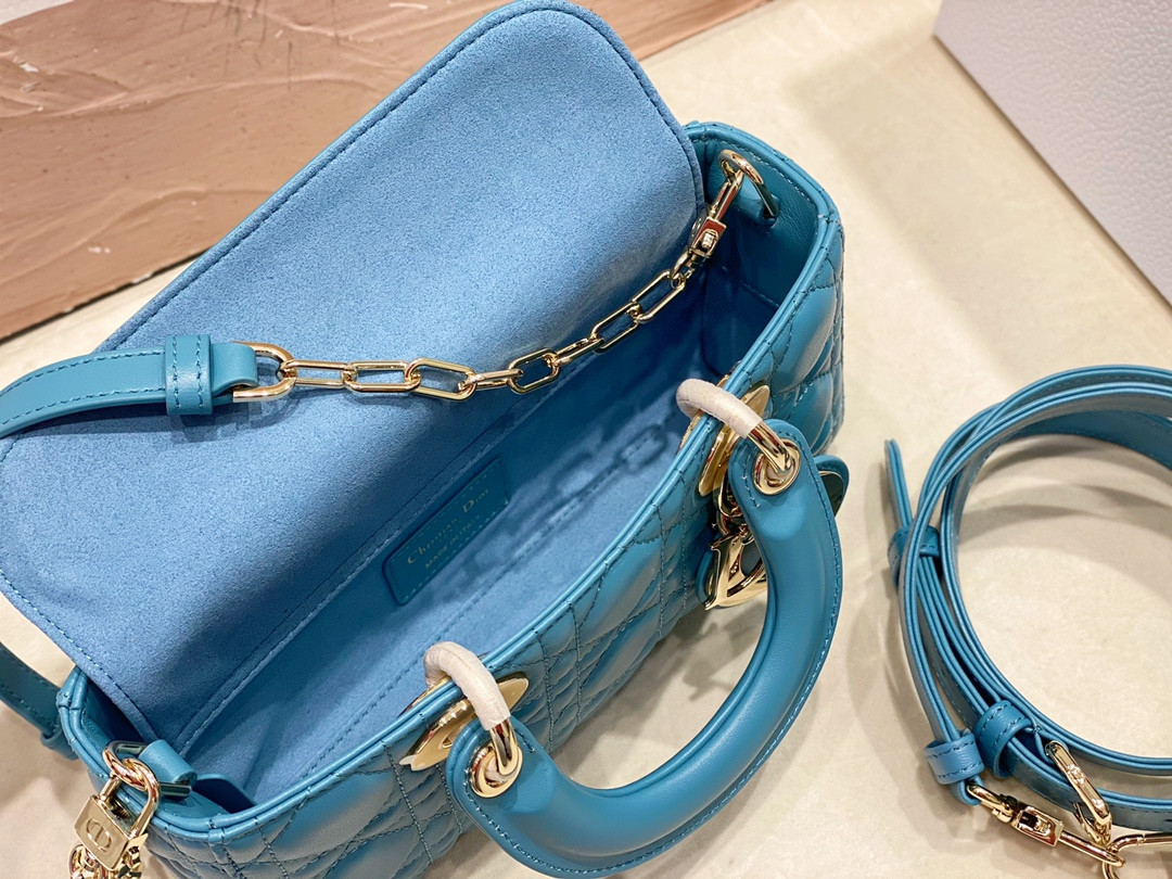 D10r SMALL LADY D-JOY BAG BLUE