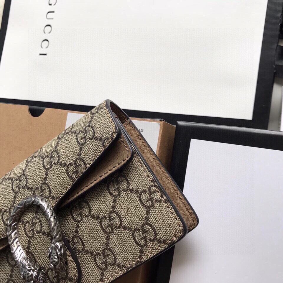 Gvc*1 DIONYSUS GG Svp*me S*pER MINI BAG 6.5"Wx3.9"Hx1.6"D