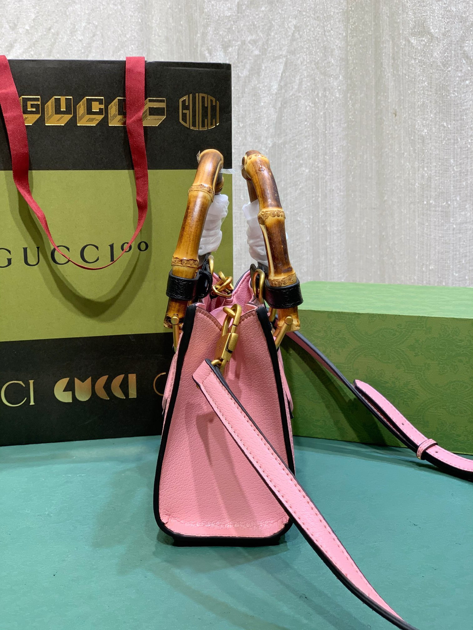 Gvc*1 DIANA SMALL SHOULDER BAG Pink 25W x 16H x 9D CM