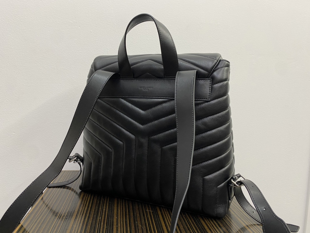 Y51 LOULOU BACKPACK BLACK 33x26x13cm