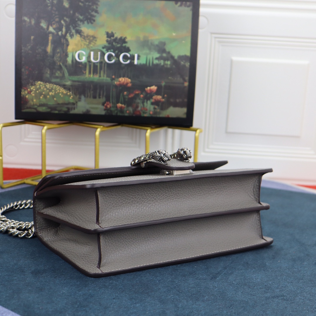 Gvc*1 DIONYSUS SMALL SHOULDER BAG GRAY 28x18x9cm