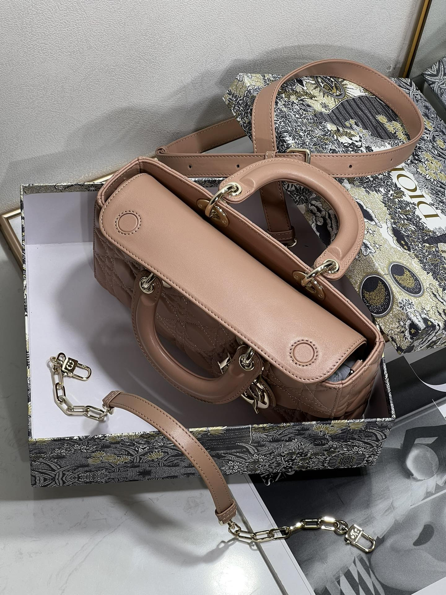 D10r Lady D-Joy bag medium Dark pink 26 x 13.5 x 5 cm