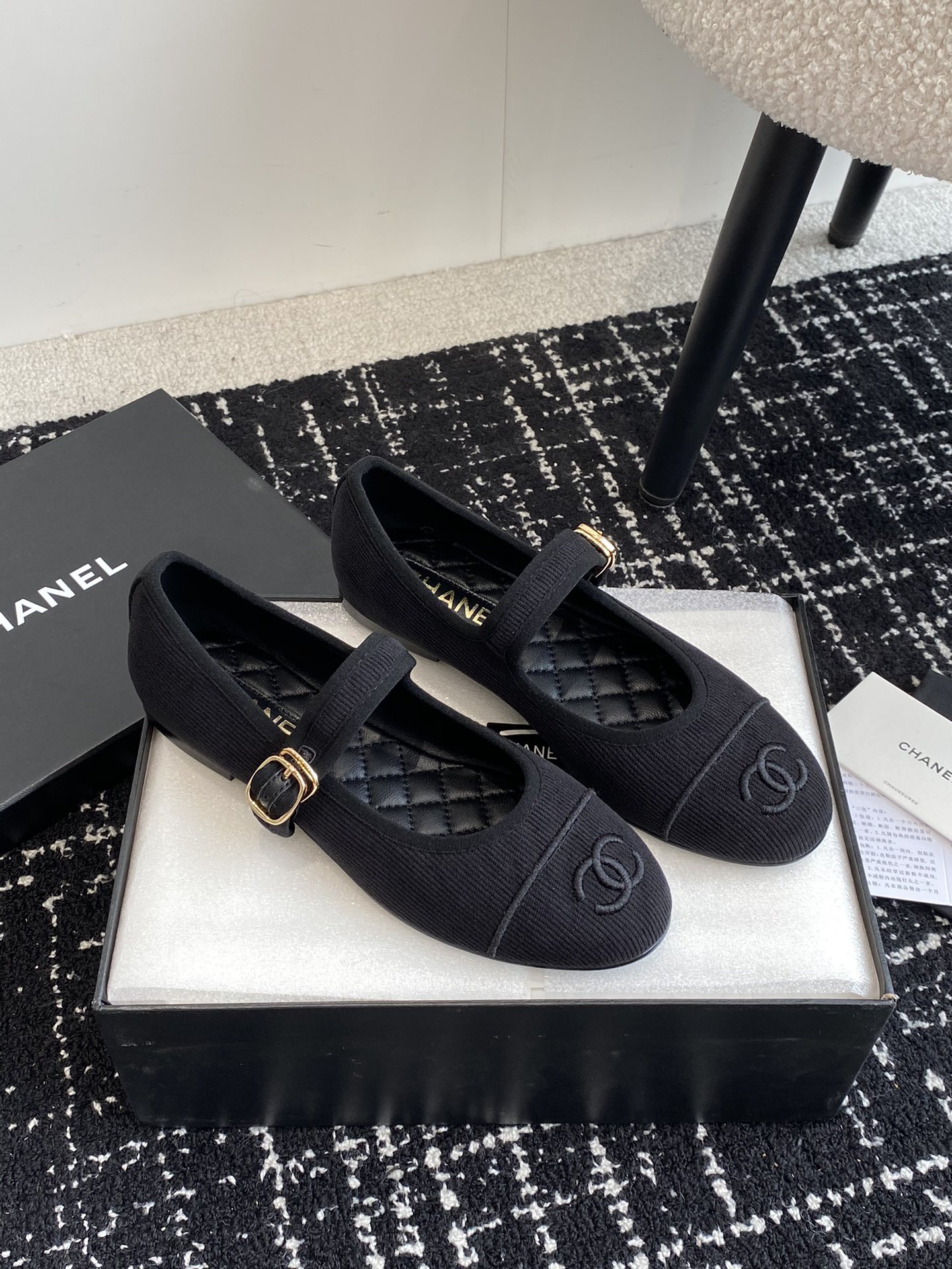 UA Ch**el MARY JANES Cotton & Silk