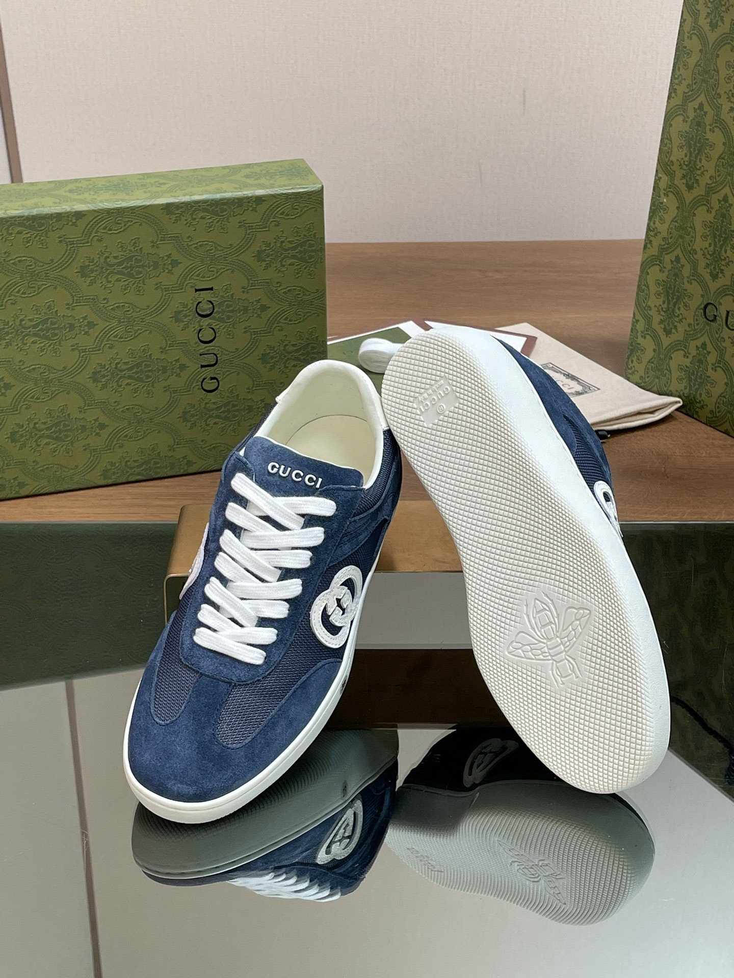 UA Gvc*1 INTERLOCKING G SNEAKER Blue
