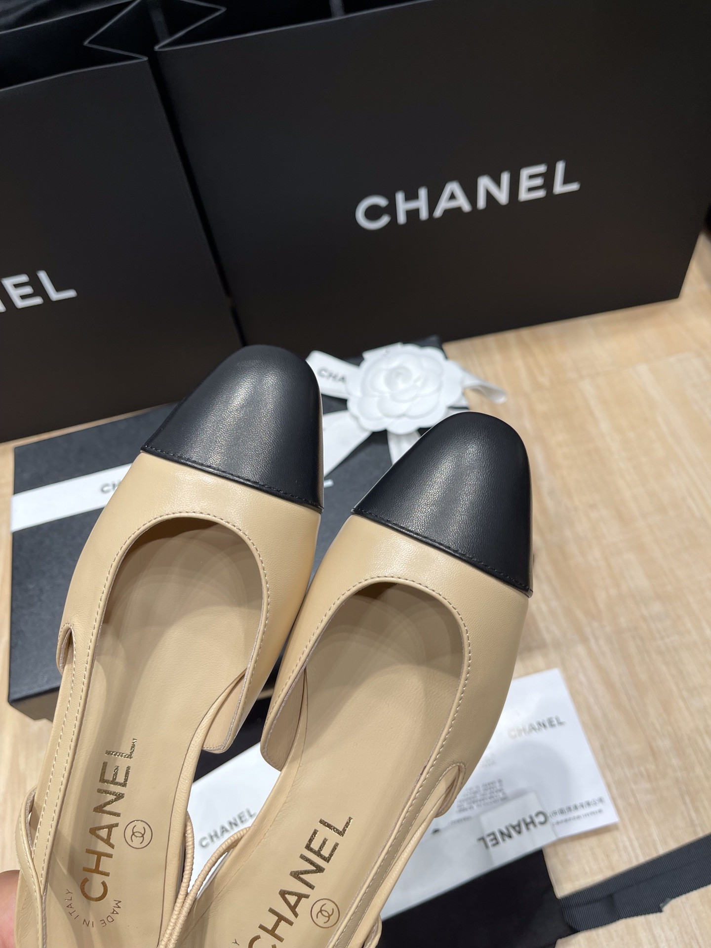 UA Ch**el SLINGBACKS FLAT