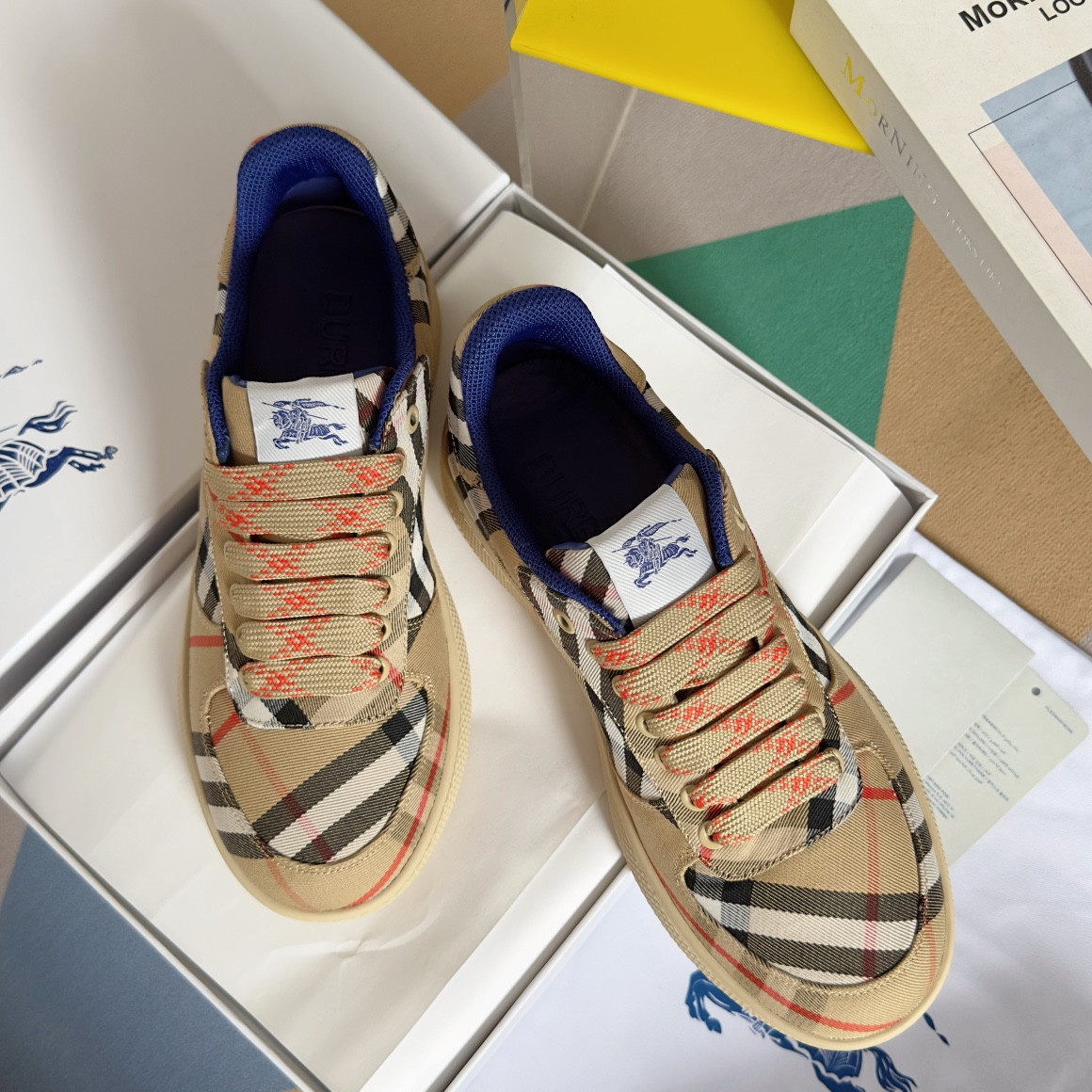 UA Bv*b*rry Check Terrace Sneakers