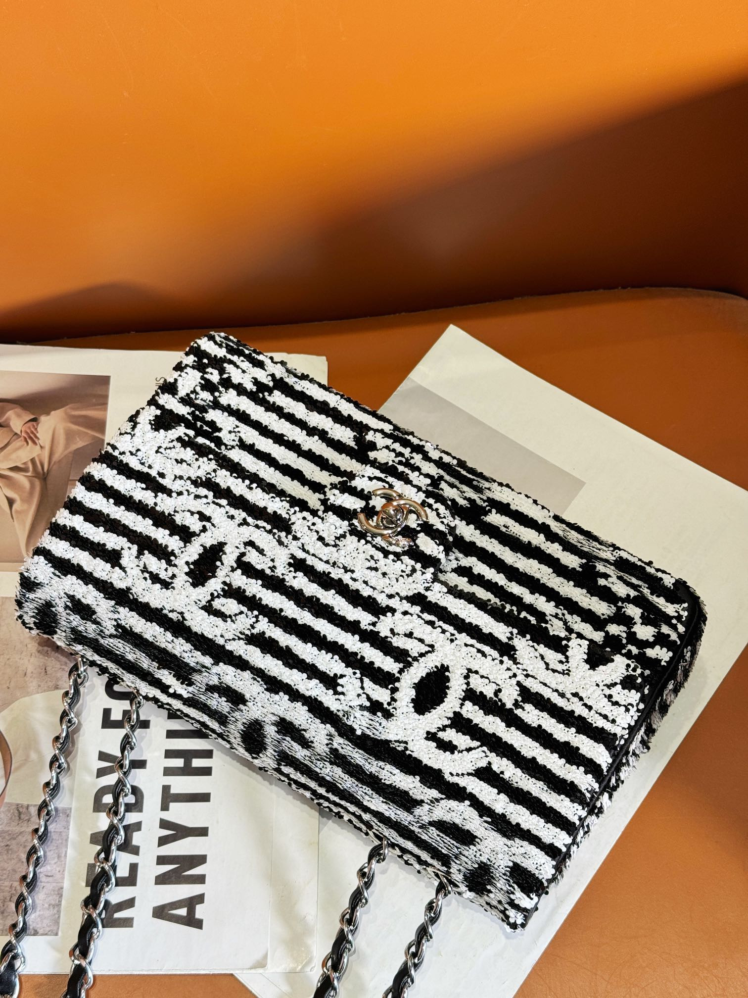 Ch**el Classic Flap Bag 15.5×25.5×6.5cm
