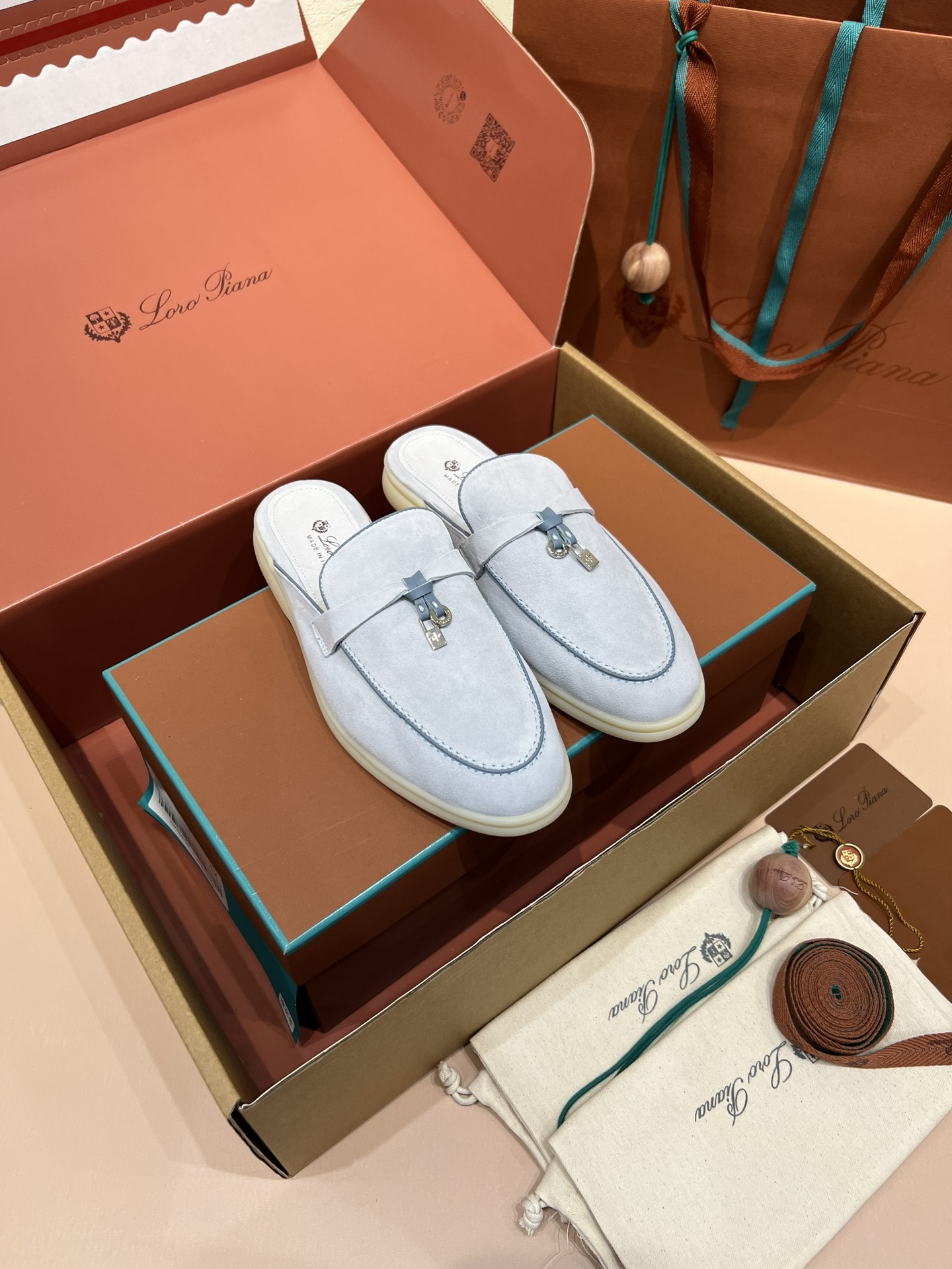 UA L0r0 P1ana Babouche Charms Walk Loafers