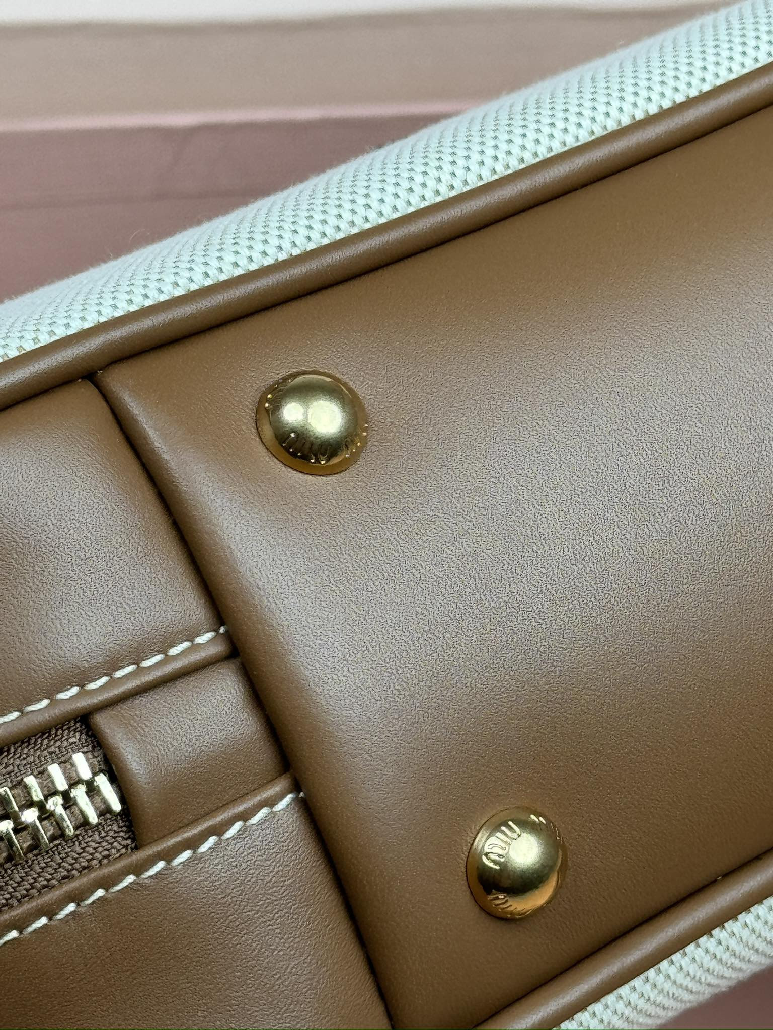 M1v M1v leather beau bag 28×15×9cm