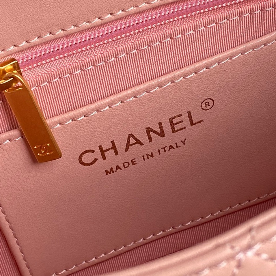 Ch**el FALL-WINTER 2024-25 SMALL FLAP BAG 13x21x7cm