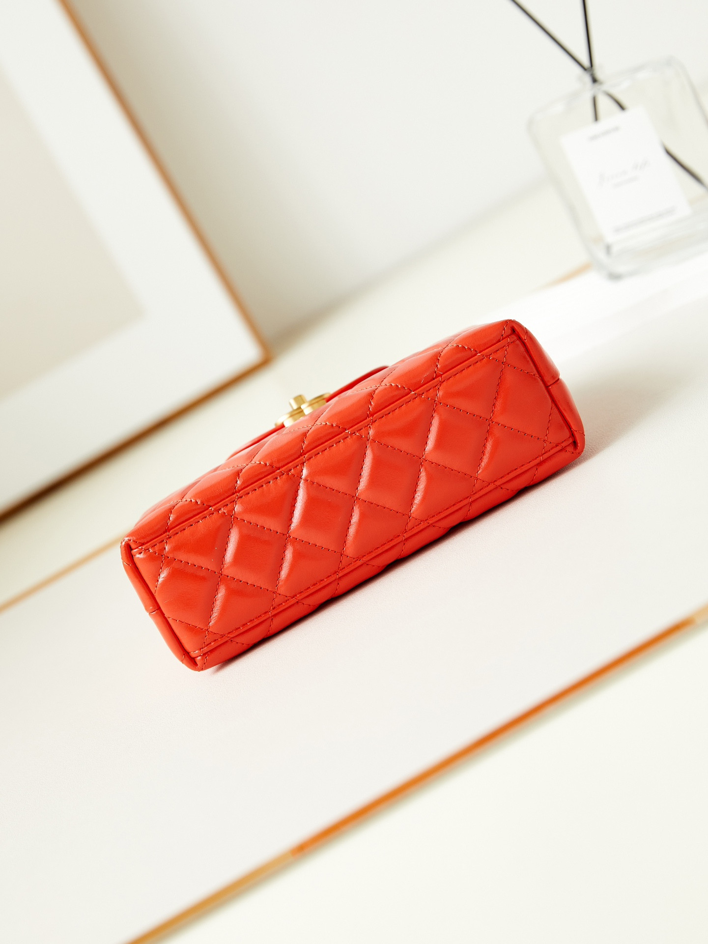 Ch**el 23K Kelly 19x13x7cm