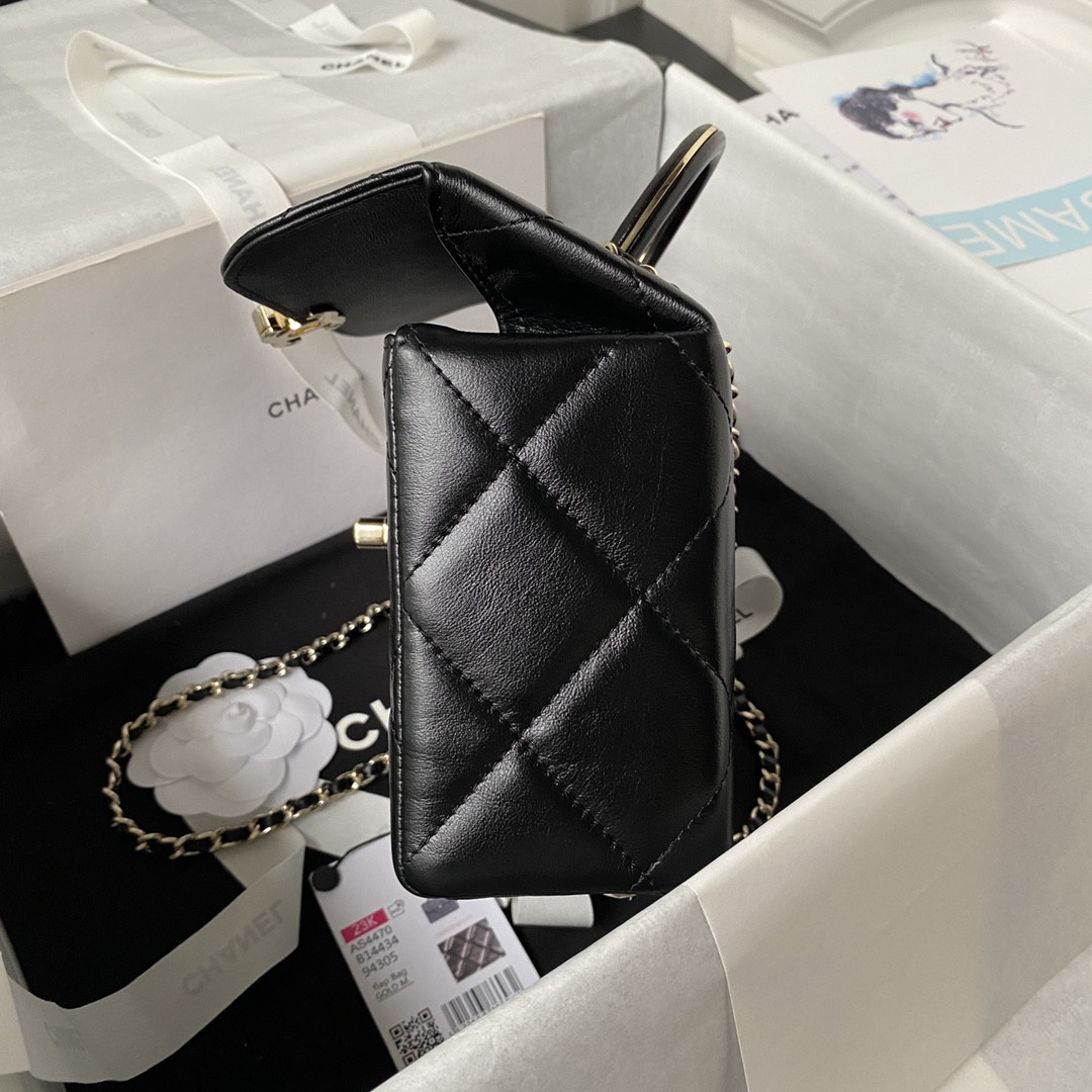 Ch**el 23K WALLET ON CHAIN Handbag 13.5×19×8cm