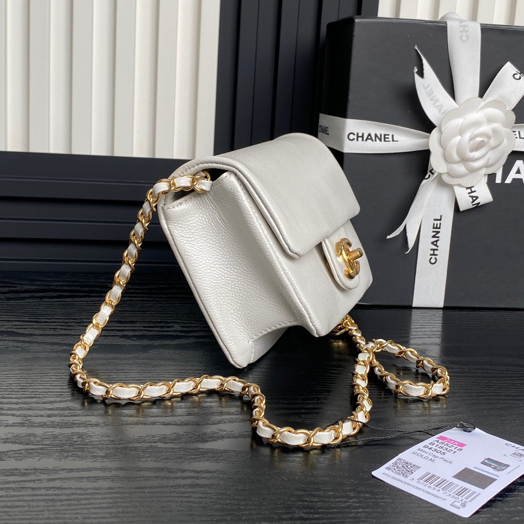 Ch**el MINI FLAP BAG 13×17.5×6cm