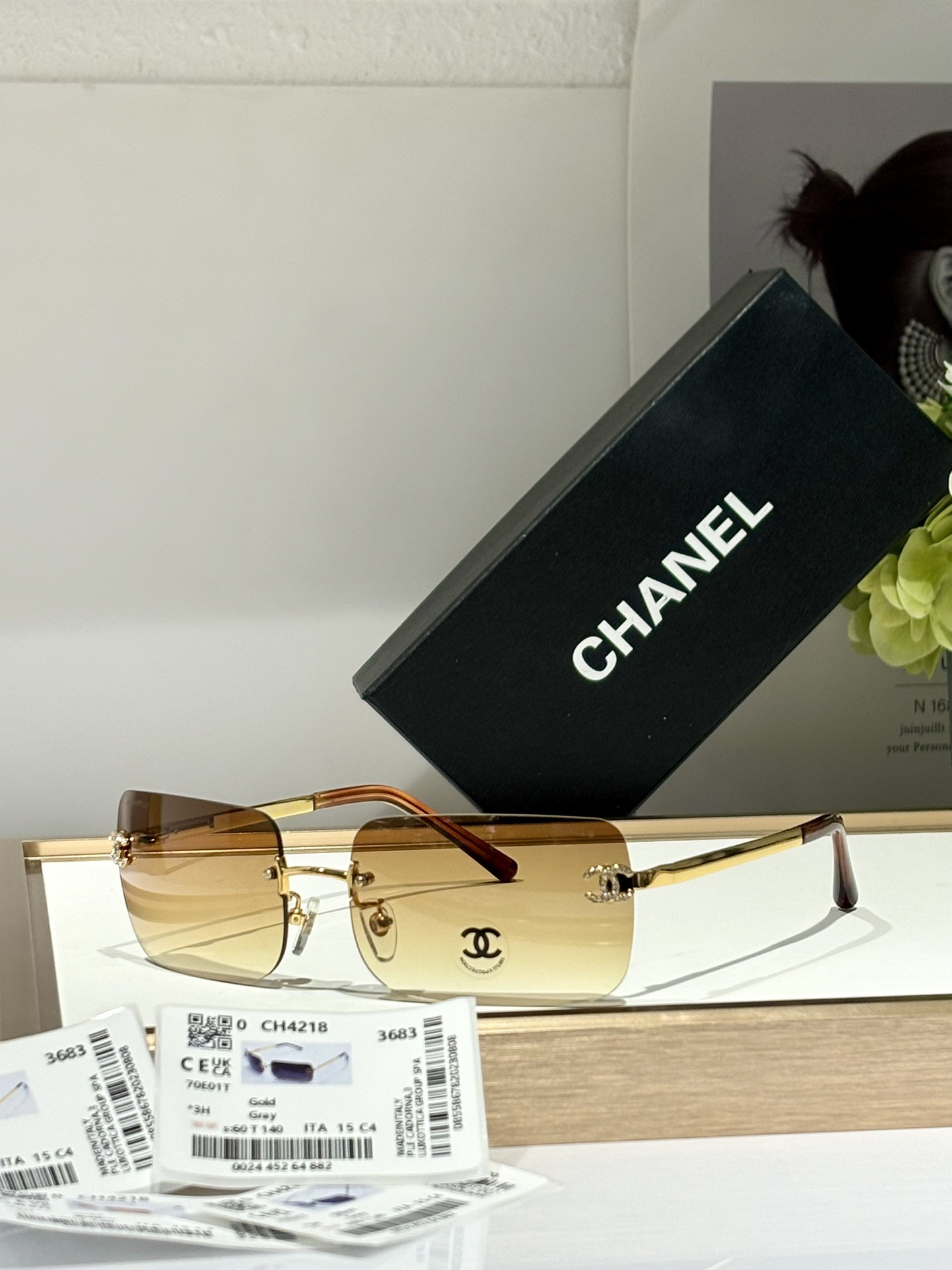 Ch**el Glasses CH4218 60-19-14