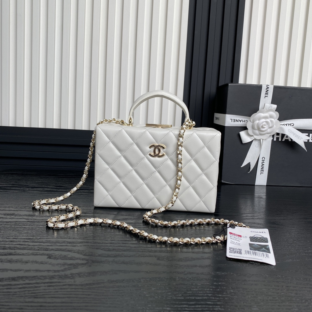Ch**el Small Box Bag 12.5x18x6.5cm