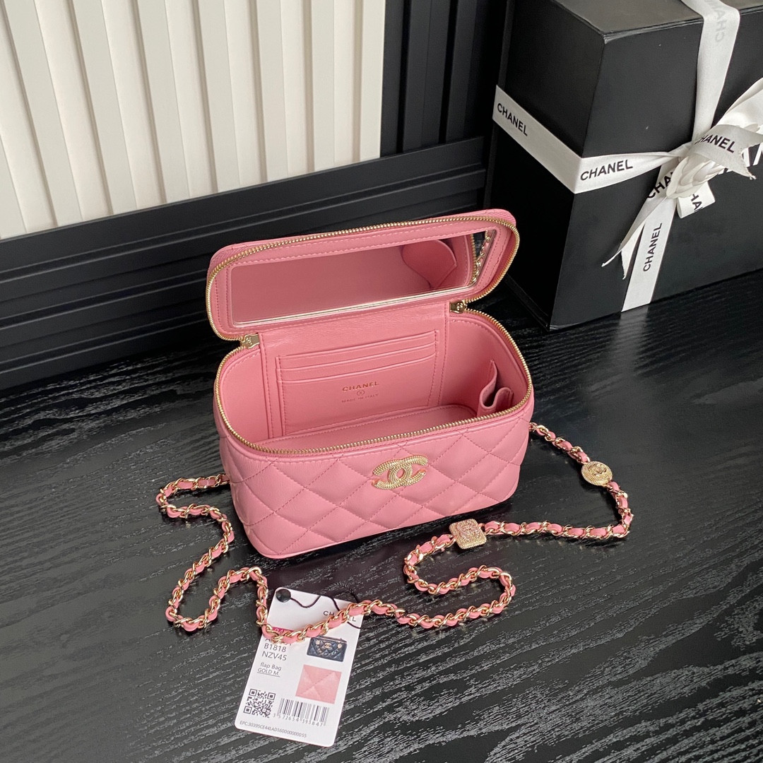Ch**el Vanity With Chain 9.5x17x8cm