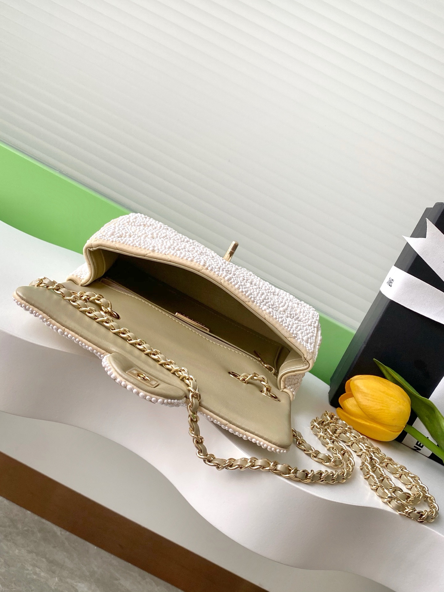 Ch**el CF Evening Bag  AS4297 13x21x8cm