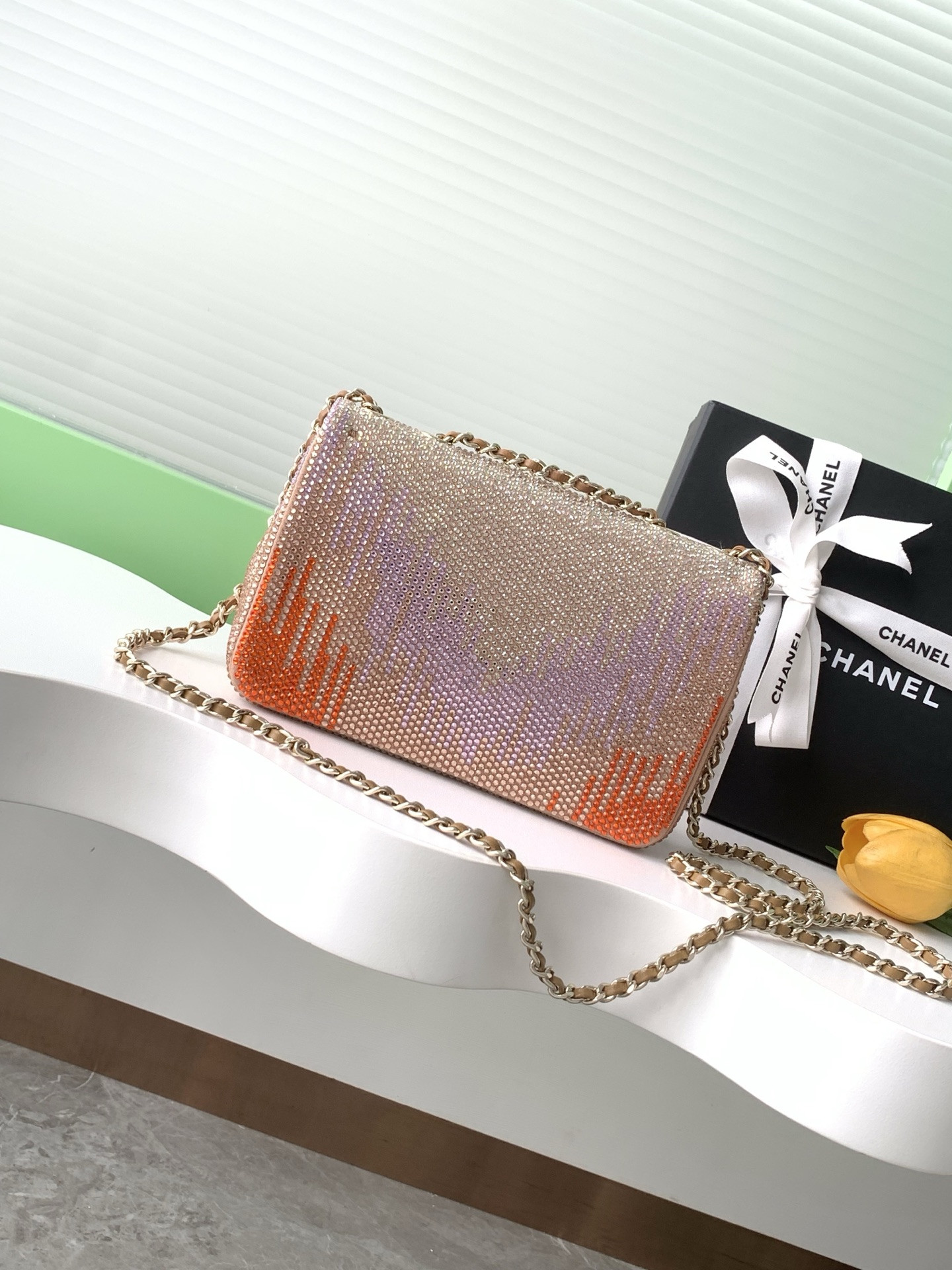 Ch**el 25ss CLASSIC FLAP HANDBAG CF 14x21x8cm