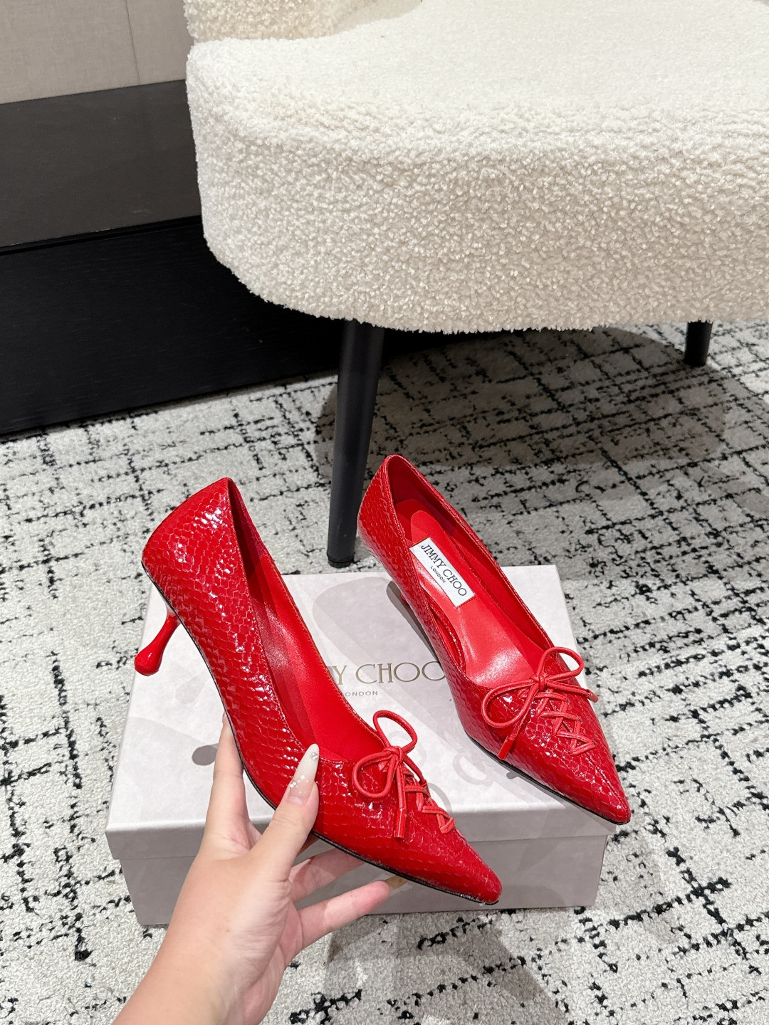 UA J1m*y Ch00 Scarlett Pumps 5cm