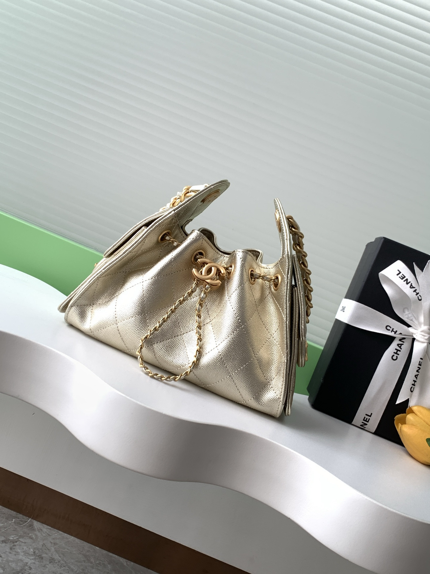 Ch**el 25C Bucket Bag 20x22x12.5cm