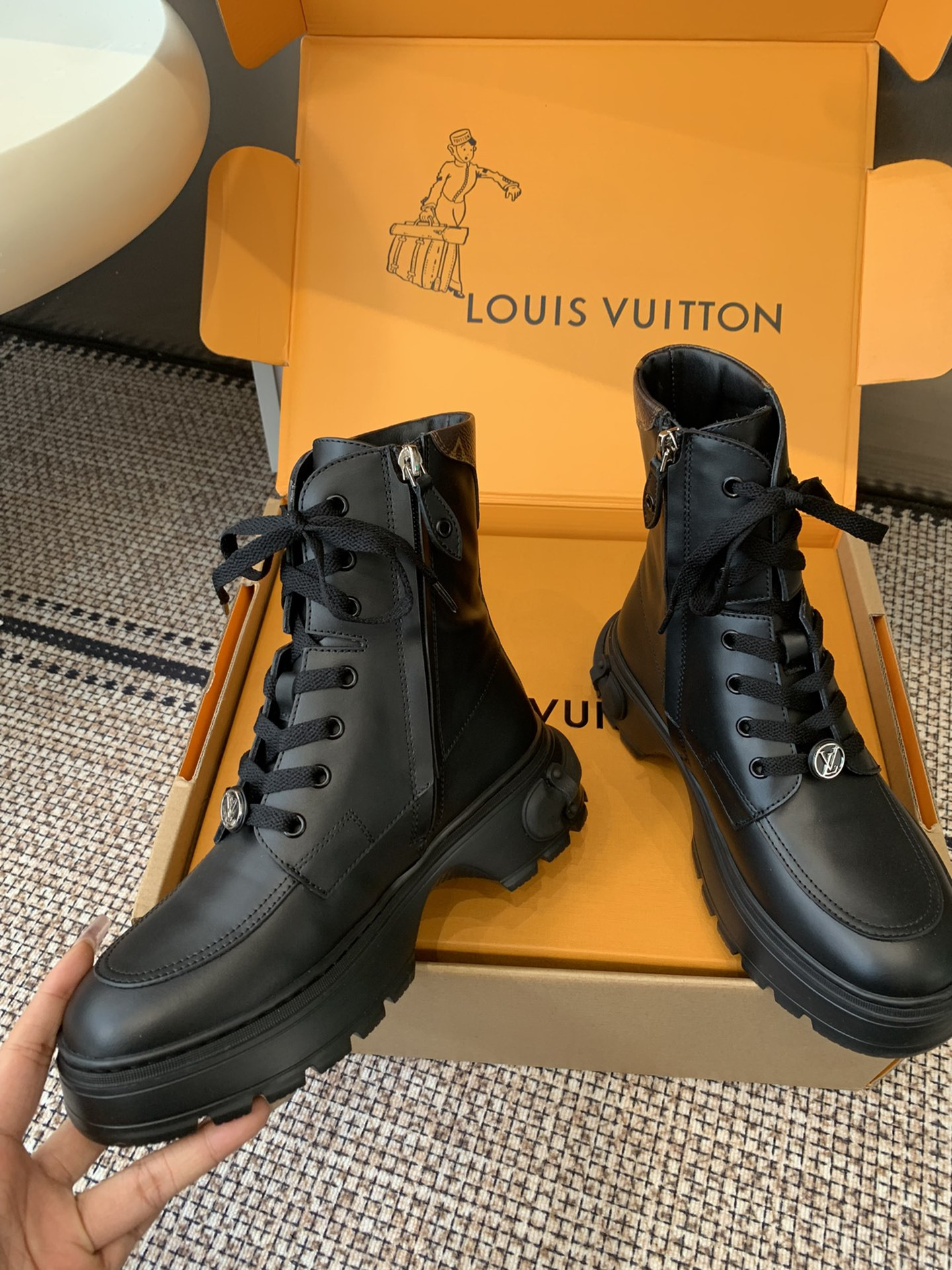 UA LV Squad Lace-up Ankle Boot