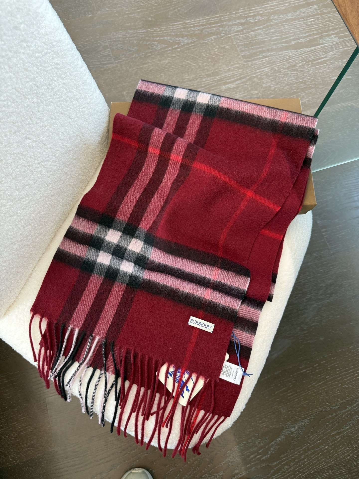 Bv*b*rry scarf 30x180cm